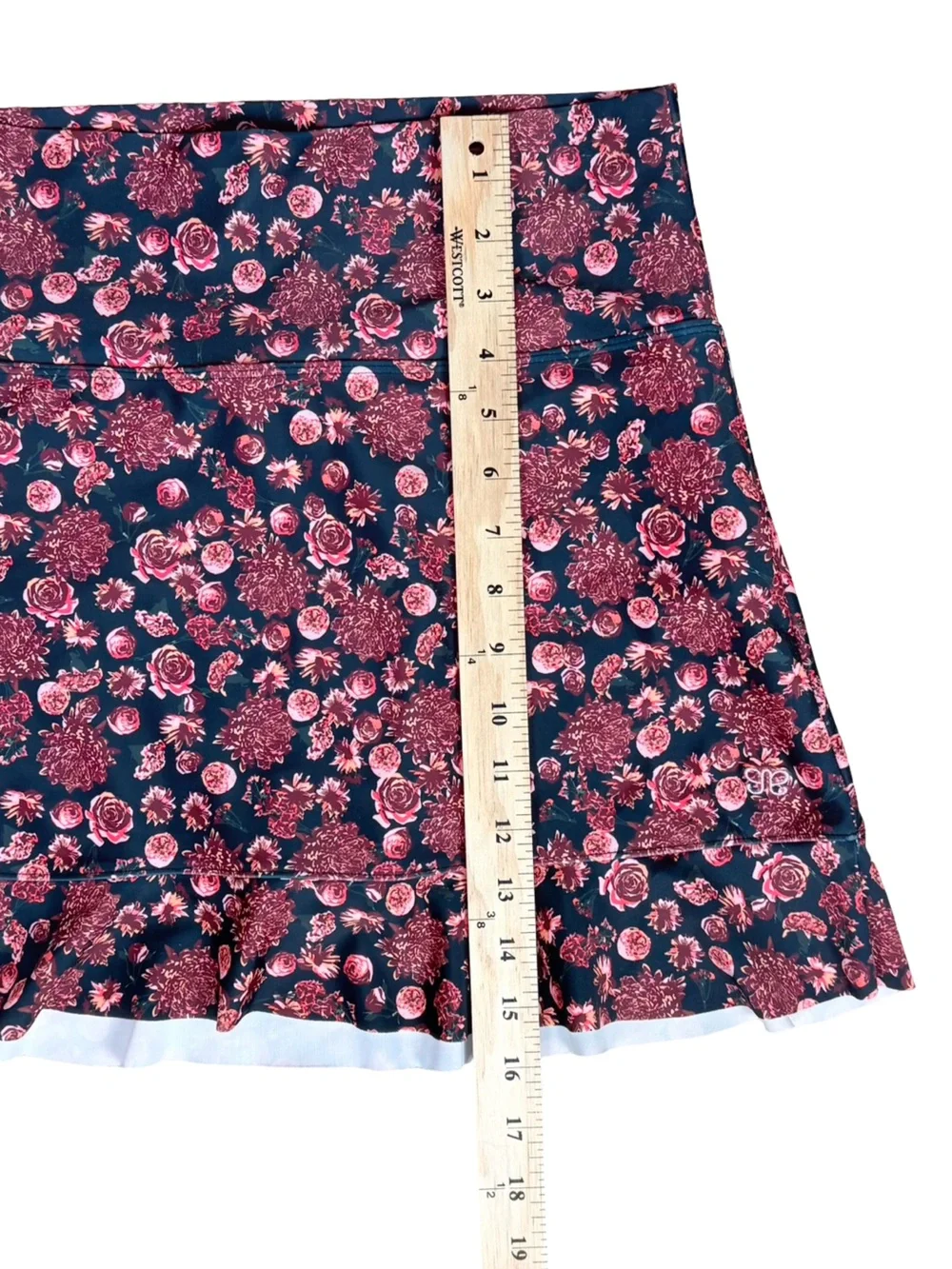 Albion Floral High Rise Swim Skirt Size M - Picture 5 of 8